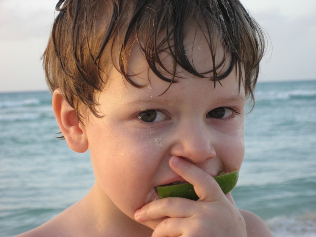 Mmmmm . . . limes are yummy!